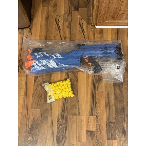 NERF Rival Nemesis MXVII-10K Electronic Blaster Blue w/ Ammo - Picture 1 of 9